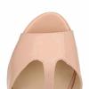 Fashion Women's Open Toe Sandals High Wedge Sexy Club Heel Shoes Dress Shoes Wedding Shoes