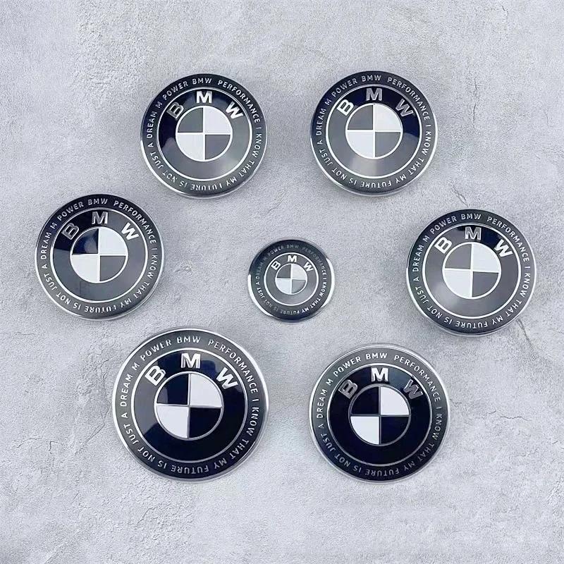 7 stk Bilpanser Front Bak Bagasjerom Emblem Merke For BMW 50-årsjubileumsutgave E36 E46 E53 E90 E60 E93 E87 G01 G20 X3 X5 F30 F20