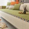 Nordic Embroidery Chenille Sofa Cushion Knitting Sofa Cover Towel For Living Roon Decoration Splicing Non-slip Couch Cover 1pcs