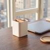 Bamboo Divided Pencil Storage Box Organizer Desktop Storage Simple Flower Vase  Desk Storage