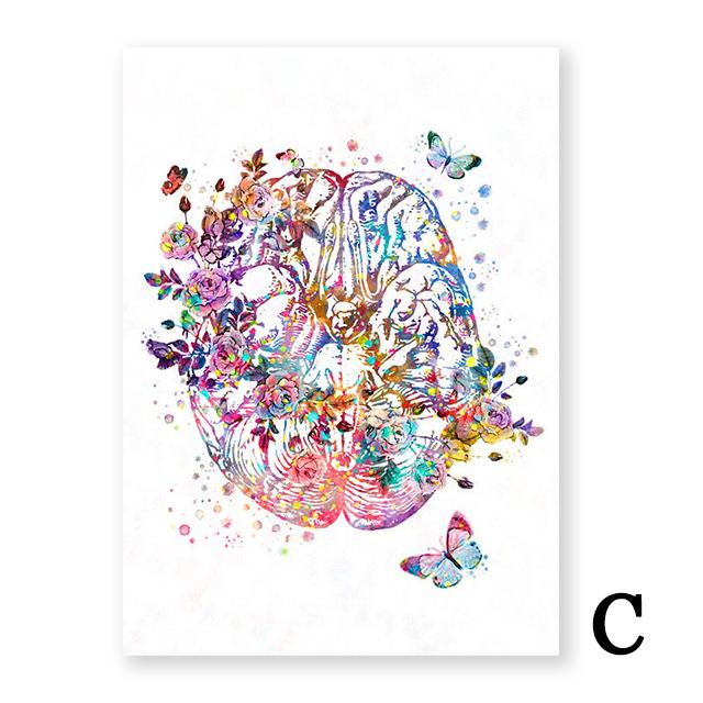 Dentistry Wall Art Canvas Graffiti Paintings Modern Decorative Prints for Wall Posters and Prints for Living Room Home Decor No Frame