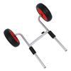 Canoe Carrier Dolly Adjustable Foldable 10in Tires Powder Coated Aluminum Kayak Transport Cart for S