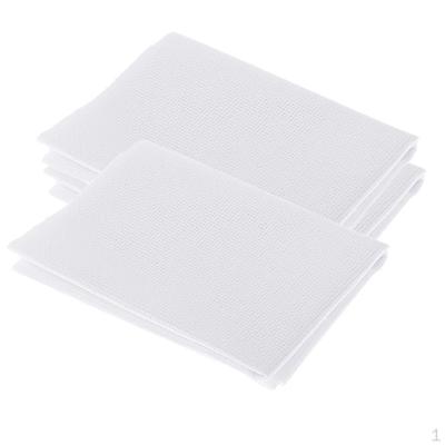 3Pcs Classic Reserve Cloth Stitch Hand Embroidered Fabric 11CT
