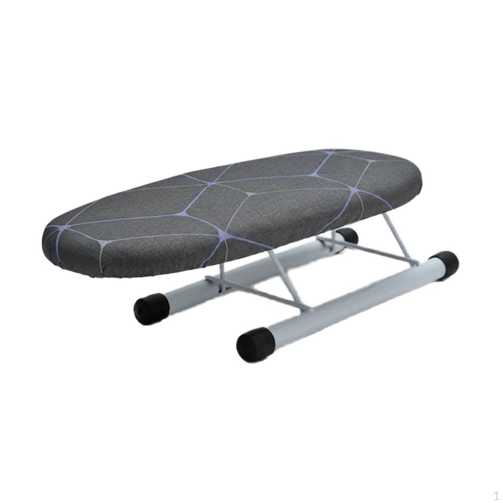 Sleeve Ironing Board Foldable Tabletop Space Saving Laundry Accessory for Students,