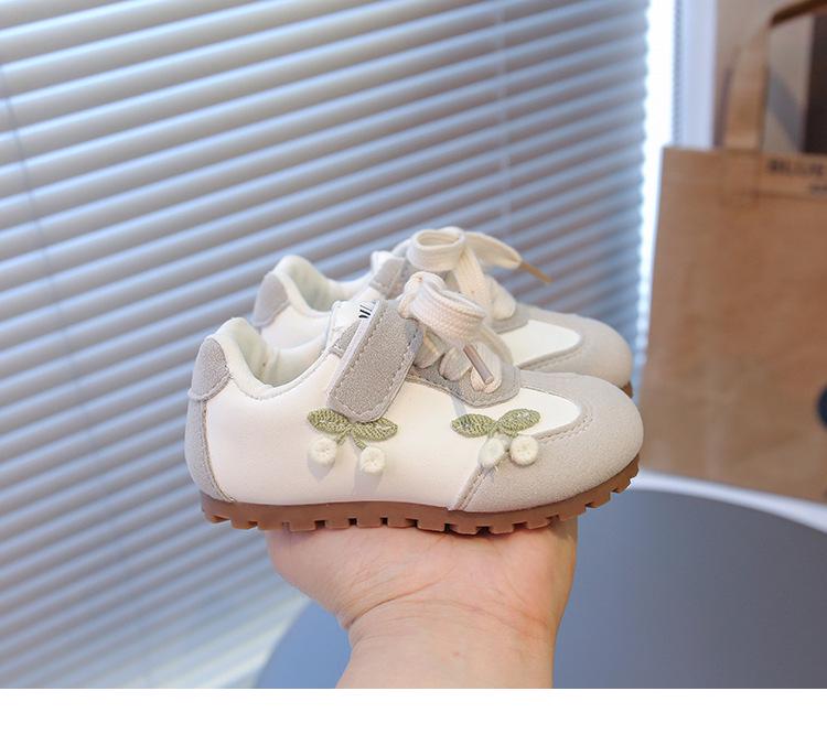 Girls' Flower Ballet Sports Shoes - Spring/Autumn 2025 Collection | Soft Sole Casual Training Shoes for Children