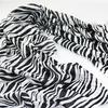Women's Fashion Long Soft Comfortale Zebra Stripes Pattern Chiffon Shawl Scarf