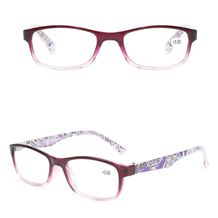New Women Reading Glasses Vintage Printing Eyeglasses Frame Optical Computer Presbyopia Eyewear +1.0 +1.5 +2.0 +2.5+3.0+3.5+4.0