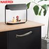 NAIERDI Bright Gold Cabinet Handles Fish Solid Drawer Knobs Zinc Alloy Kitchen Cupboard Door Pulls Furniture Handle Hardware