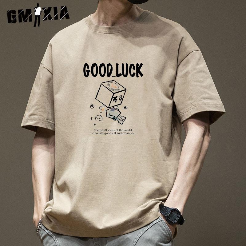 

GMXIA Men s Fashion Casual Summer Spring Tops & T-shirts XXXL хакі