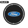 Horké 2025 Horké Pro Ford Nové Auto Držáky Podložek na Hrnek Vody Protiskluzová Gumová Podložka s Diamantovými Kamínky Pro Ford Focus 2 MK1 MK3 Mondeo MK4 F