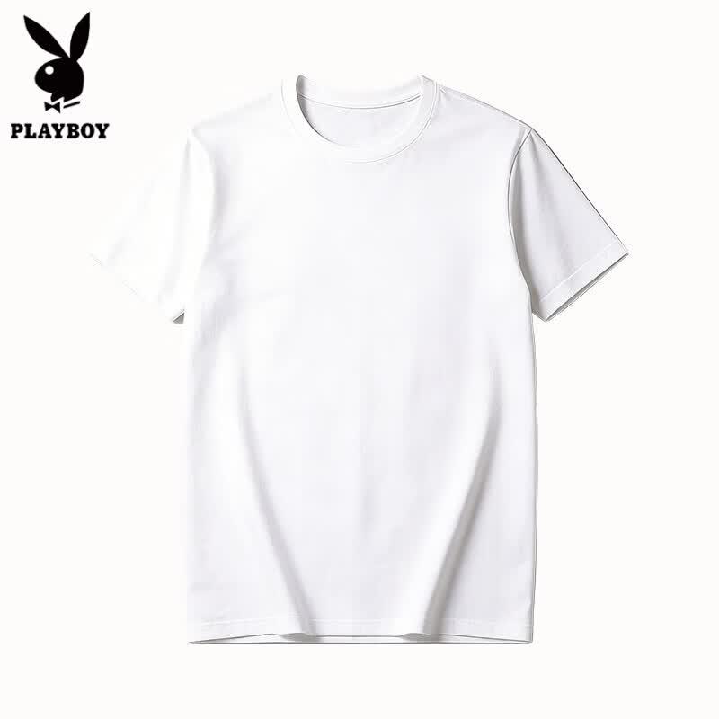 Playboy Men s Solid Color Short-Sleeve Polo and T-Shirts One Size