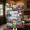 Grand Theft Auto: Coperta Urban Chaos Morbida e confortevole Viaggio in campeggio camera da letto Stampa digitale Coperta da riposo