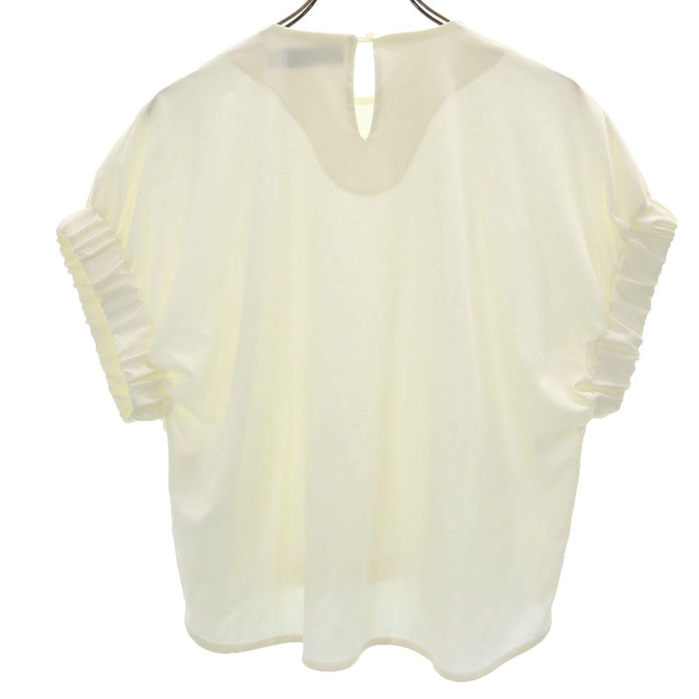 Sacra Short Sleeve Cut 38 Ivory French Sleeve Women Used