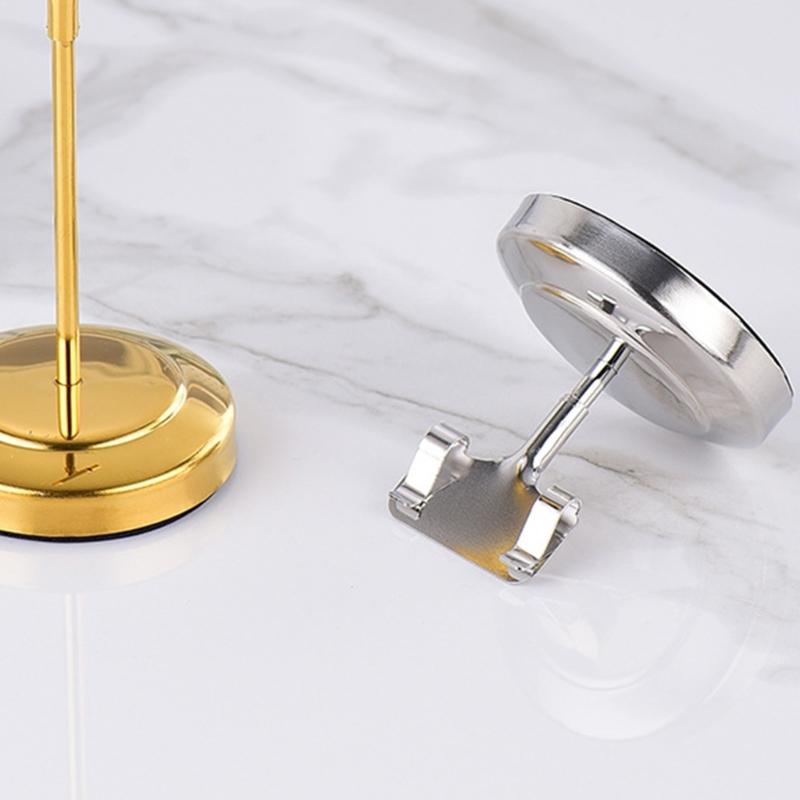 Porta Menu Rotondi in Acciaio Inossidabile Per Ristoranti ed Eventi Durevoli ed Eleganti Supporto per Cartellini in Metallo da 5 cm a 20 cm