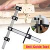 ABS Cabinet Hardware Jig Punch Locator Drill Guide Woodworking Drilling Dowelling Hole Saw Ruler Tools