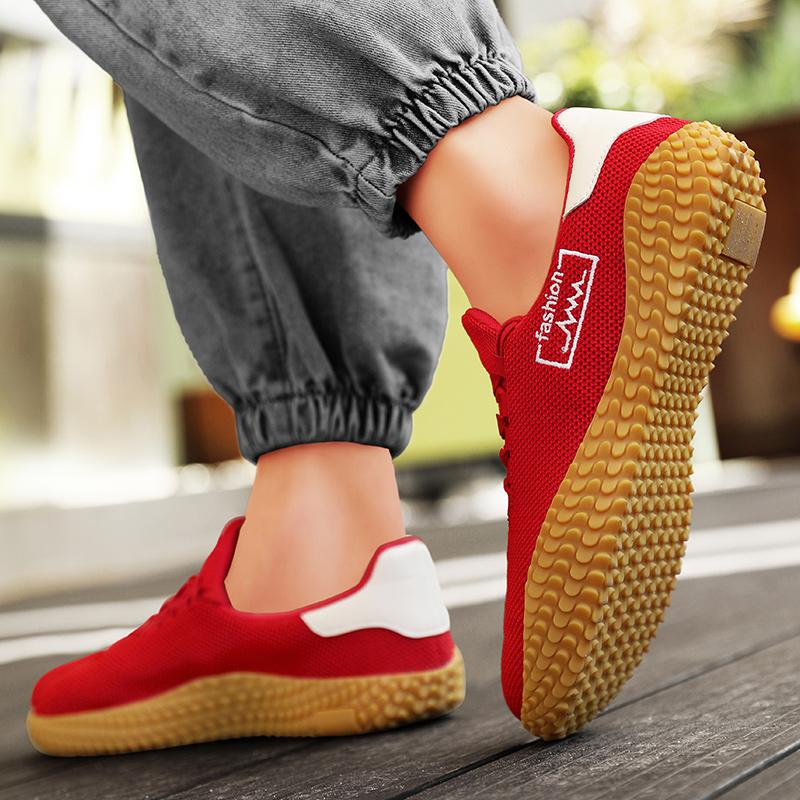 Herren Weiße Sportschuhe Damen Lässige Rote Joggingschuhe Studenten Schwarz Laufschuhe für Paare Übergröße