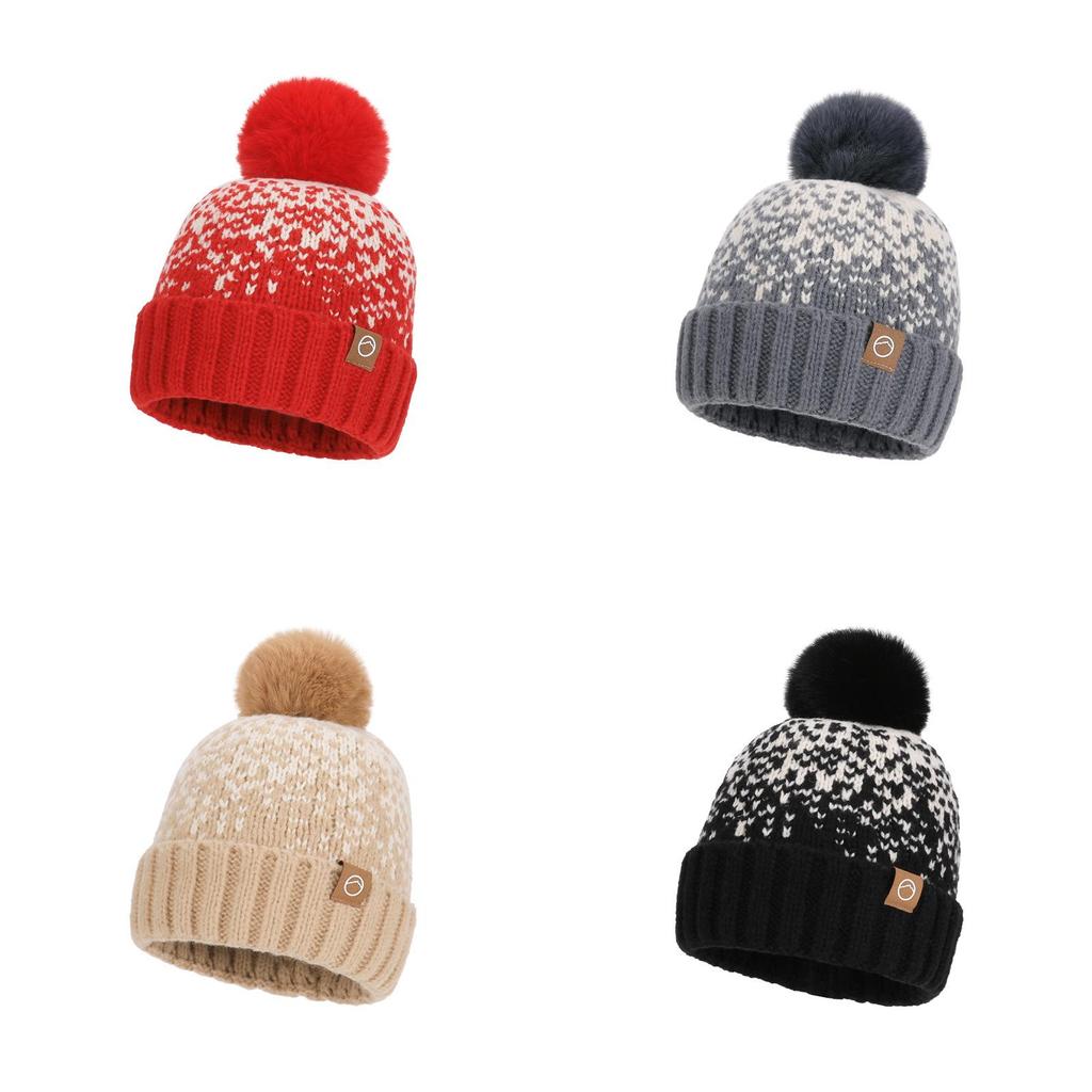 Knitted Winter Beanie Hat For Women With Fleece Lining And Ear Warmers For Outdoor Casual Wear