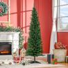 Christmas Tree Artificial Artificial Fir Tree, incl. Stand, Christmas Star, 1.8 m, Green