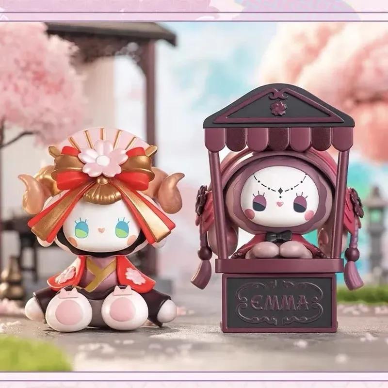 Emma Secret Forest Kveldskirsebærblomster Blindboks Jente Bursdagsgave Kreativ Skrivebordspynt Dukkesamling Mystisk Boks