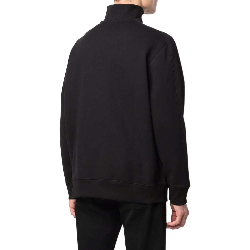 PUMA x Maison Kitsun Half Zip Sweater 'Black White' Men's 532322-01