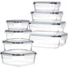 Glass Food Containers With Lid And Seal 8 Pcs.