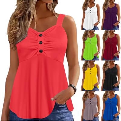 Women's Patchwork Backless Button-down Top