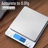 Hochpräzise digitale Küchenwaage: 0,01 g Genauigkeit zum Backen und für den Hausgebrauch