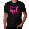 Share Love Pink Galaxy TShirt Casual Holiday Short Sleeve Tee