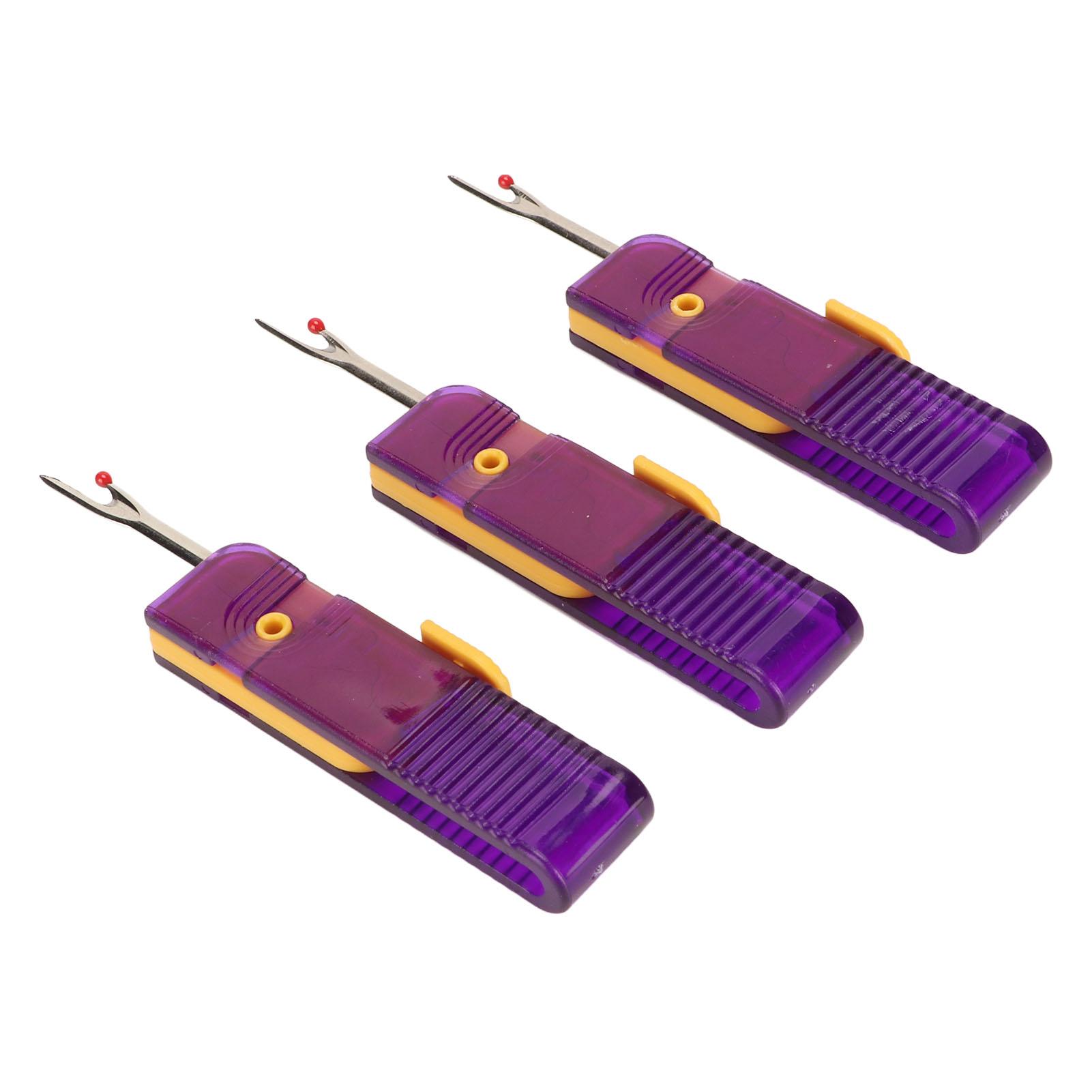 

3 шт. Вспарыватели швов, поворот на 180 градусов, складные, фиолетовые нитяные вспарыватели для бытового шитья своими руками