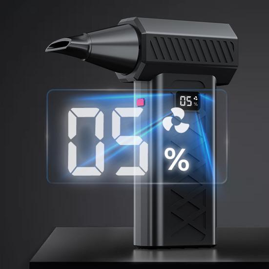 Turbodmuchawa 130 000 obr./min Ręczna dmuchawa Dwumodowa dmuchawa do śniegu i kurzu ze światłem LED 6000 mAh Bezprzewodowy przenośny odkurzacz