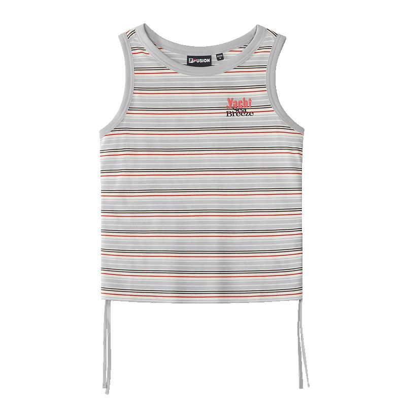 FILA Women s Striped Knit Vest L