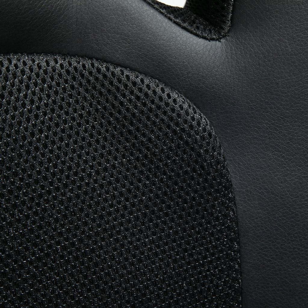Office Chair Faux Leather Swivel Computer Desk Chair for Home Office with Wheels Armrests Black