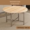 Lilang Round Dining Table with Folding Legs