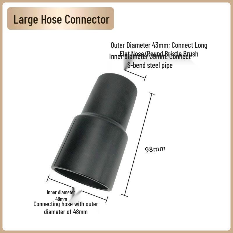 Super Procterba Industrial Vacuum CB15 Hose Adapter & Nozzle BF501B