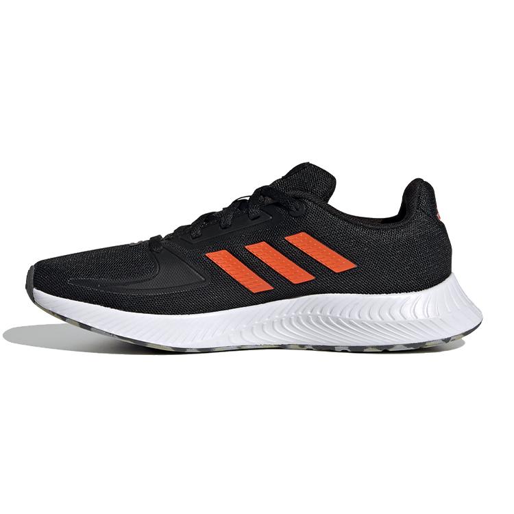 Adidas Neo Runfalcon 2.0 Low top Kids  Running Shoes Black Orange Kids  FY9500 30.5