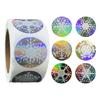 Christmas Rainbow Snowflake Sticker 500pcs/roll Festival Party Guest Favors