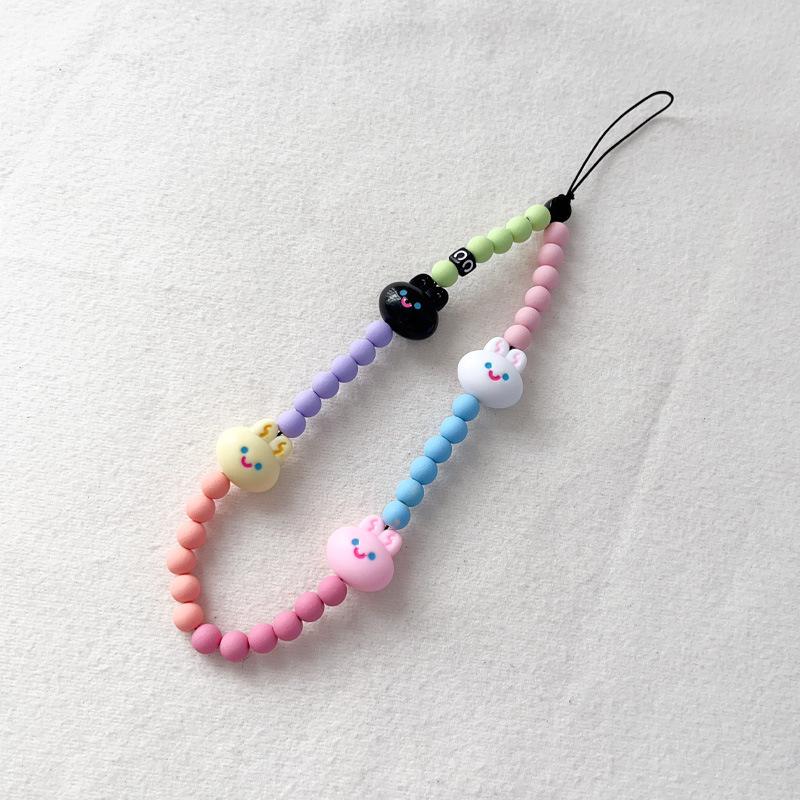 

Мультяшный брелок с бисером в виде попкорна: Креативное кулонное украшение ручной росписи