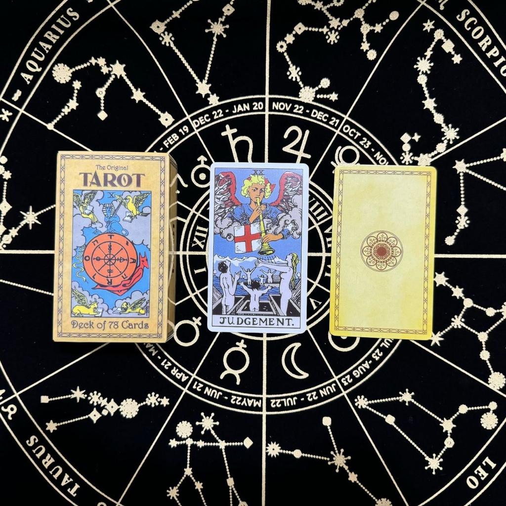 Hot Sell Rider Waite Tarotkort Spådom Personlig Bruk Tarotstokk Full Engelsk Spansk Versjon Orakelkort for Jente Brettspill