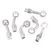 Tubo Freno Idraulico Moto Motorbike An3 Raccordo Banjo M10X1 Connettore Acciaio Inossidabile 0° 28° 45° 90° 10.2Mm