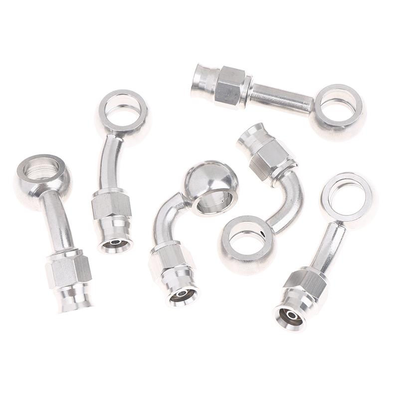 Tubo Freno Idraulico Moto Motorbike An3 Raccordo Banjo M10X1 Connettore Acciaio Inossidabile 0° 28° 45° 90° 10.2Mm