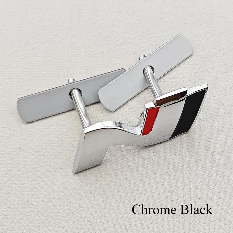 HWCB2 3D Metal NLine N Logo Rear Boot Trunk Emblem Front Grille Badge Decal For Hyundai I20 I30 Sonata Kona Elantra Tuson Car Stickers
