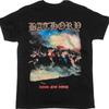 T-Shirt Nera Bathory Sangue Fuoco Morte
