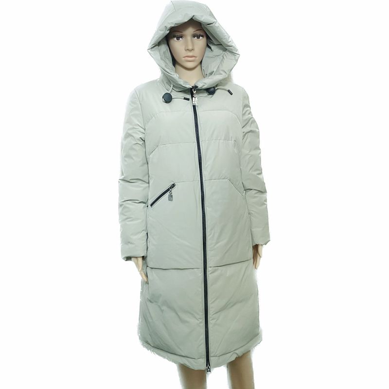 Factory Sample Clothes Hooded down Cotton Cotton-Padded Clothes for Women Mid Length Long Length Overknee Thickened Cold Protective Clothing Winter