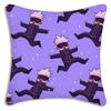 Hot Anime Jujutsu Kaisen Pillow Covers Cartoon Sofa Decorative Home Double-Sided Printing Short Plush Cute Cushion Cover