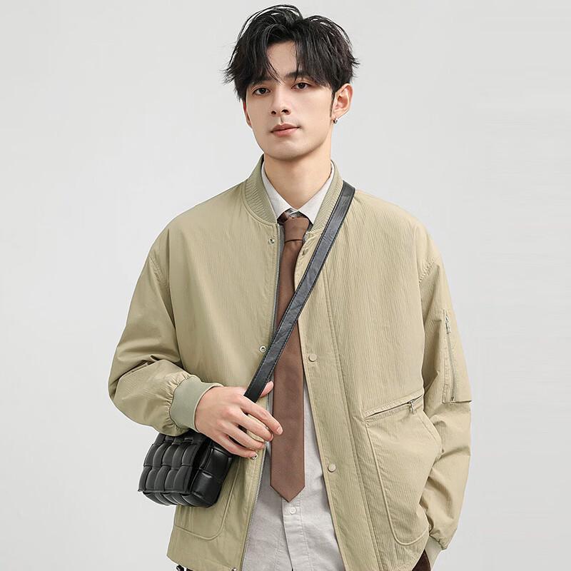 Men s Casual Baseball Jacket 3XL