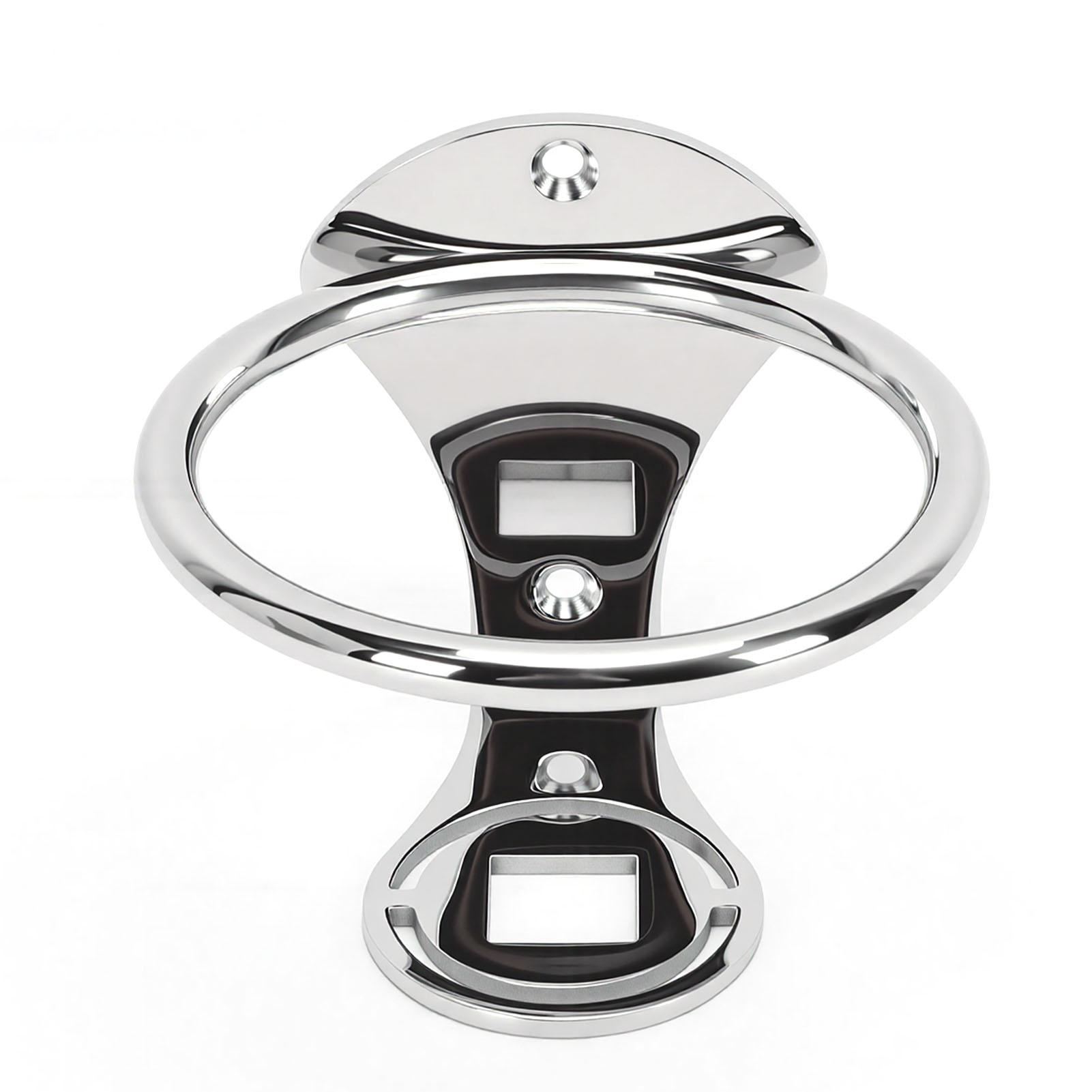 

Boat Stainless Steel Cup Holder High Strength Multifunctional Boat Ring Cup Drink Holder for Yacht RV