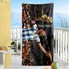 Messi Personalized Name Beach Towel Soft Durable Quick-Dry Suitable for Swimming Gym Camping Yoga Vacation