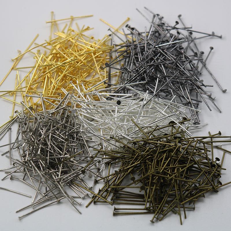 Szpilki T w kształcie litery T z płaską główką: Ręcznie robione spinki do włosów i akcesoria do kolczyków