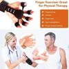 KNK Grip Strength Finger the Strength Trainer Hand Grip Strengthener 6 Resistant Level Finger Exerciser-Adjustable Hand Strengthener for Hand Therapy
