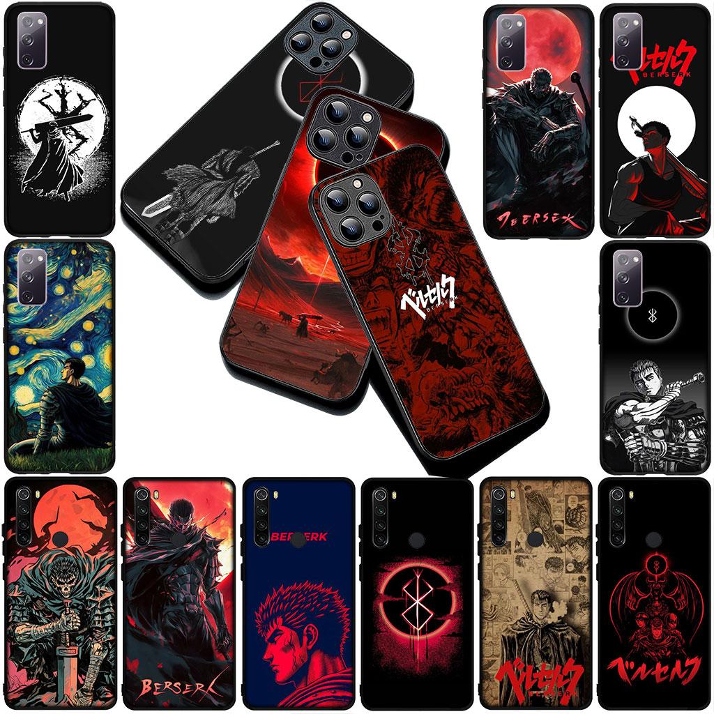 Berserks Comics Guts Silicone Phone Cover for Apple iPhone 17 Air 12 13 Pro Max Mini ProMax 7 + 8 Plus Soft Case
